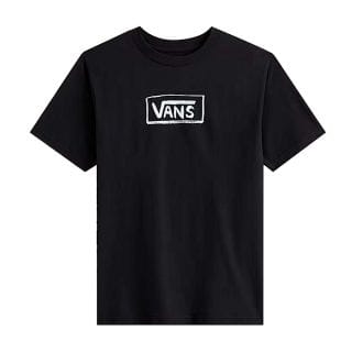 Vans Vn000tc9blk T-shirt Vans On Canvas Bambino Abbigliamento Bambino Junior