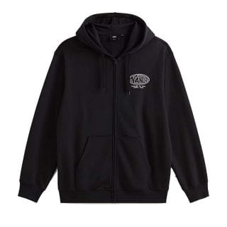 Vans Vn000w4bblk Felpa Con Cappuccio Full Zip World Tour Loose Street Style Uomo