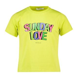 Vicolo 3146m0721 T-shirt Sunday Love Abbigliamento Bambino Junior