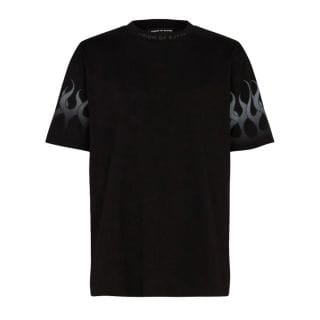 Vision Of Super Vs00472 Tshirt With Grey Flames Bambino Abbigliamento Bambino Junior