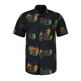 Volcom A0412309 Camicia Manica Corta Justin Hager Street Style Uomo