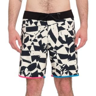 Volcom A0812410 Boardshort Lido Print Scallop 19" Mare Uomo