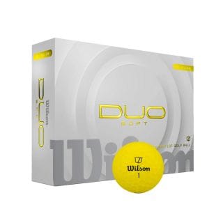 Wilson Wg2009104 Duo Soft Yellow Palline Golf Uomo