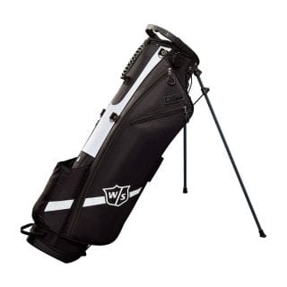 Wilson Wg4004106+ Qs Stand Bag -  Black/white Sacche Golf Uomo