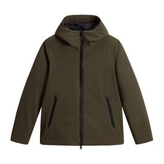Woolrich Cfwoou1047mrut3496 Giacca Con Cappuccio Soft Shell Pacific Giacconi Uomo