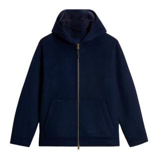 Woolrich Cfwoou2186mrut5417 Giacca Cappuccio  Double Wool Giacconi Uomo