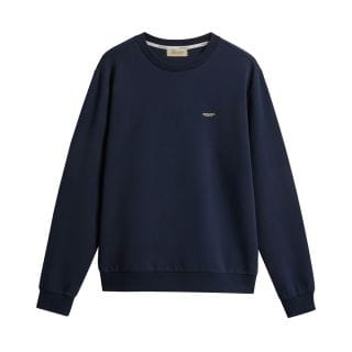 Woolrich Cfwosw2000mrut5195 Felpa Girocollo Logo Interlock Casual Uomo