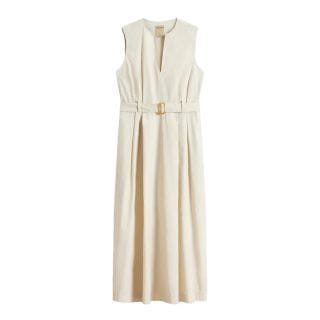 Woolrich Cfwwdr0184frut3944 Abito Con Cintura In Popeline Donna Casual Donna