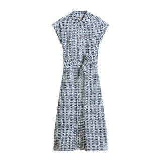 Woolrich Cfwwdr2021frut5402 Abito Chemisier Cotone Viscosa Donna Casual Donna