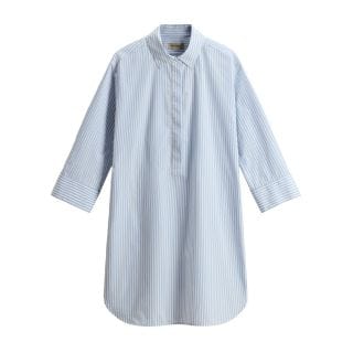 Woolrich Cfwwdr2023frut5378 Abito Serafino Dress In Popline Donna Casual Donna