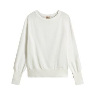 Woolrich Cfwwkn2037fruf5037 Maglia Girocollo Cotone Viscosa Donna Casual Donna