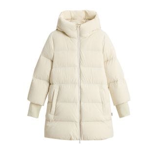 Woolrich Cfwwou2090frut3107 Piumino 3/4 Capp Puff Capsule Cloud Madison Donna Giacconi Donna