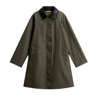 Woolrich Cfwwou2146frut5314 Trench Wax Dundy Donna Giacconi Donna