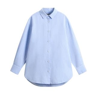 Woolrich Cfwwsi2013frut5295 Camica In Cotone Lino Boyfriend Fit Donna Casual Donna