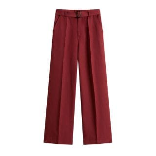Woolrich Cfwwtr0220frut3043 Pantalone In Lino Cotone Donna Casual Donna