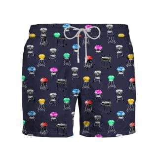 Zeybra Aub326 Boxer Mare Fantasia Barbecue Mare Uomo