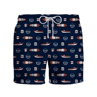 Zeybra Aub437 Boxer Mare Fantasia Motoscafi Mare Uomo