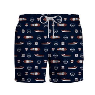 Zeybra Aub437 Boxer Mare Fantasia Motoscafo Mare Uomo
