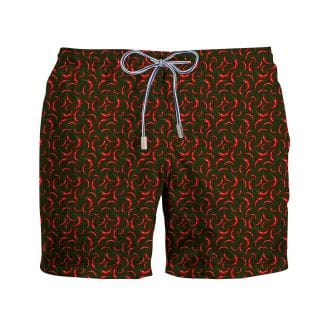 Zeybra Aub653 Boxer Mare Heritage Fantasia Peperoncini Mare Uomo