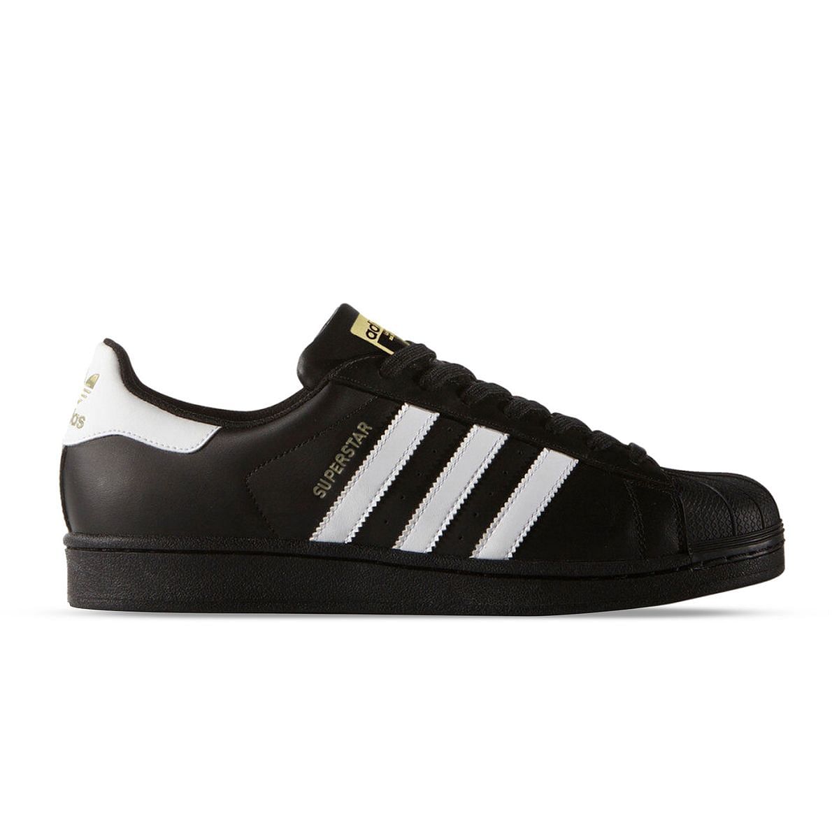 ADIDAS ORIGINALS Superstar foundation nere 034648601 BLWH BLACK WHITE Tutte Sneaker Scarpe