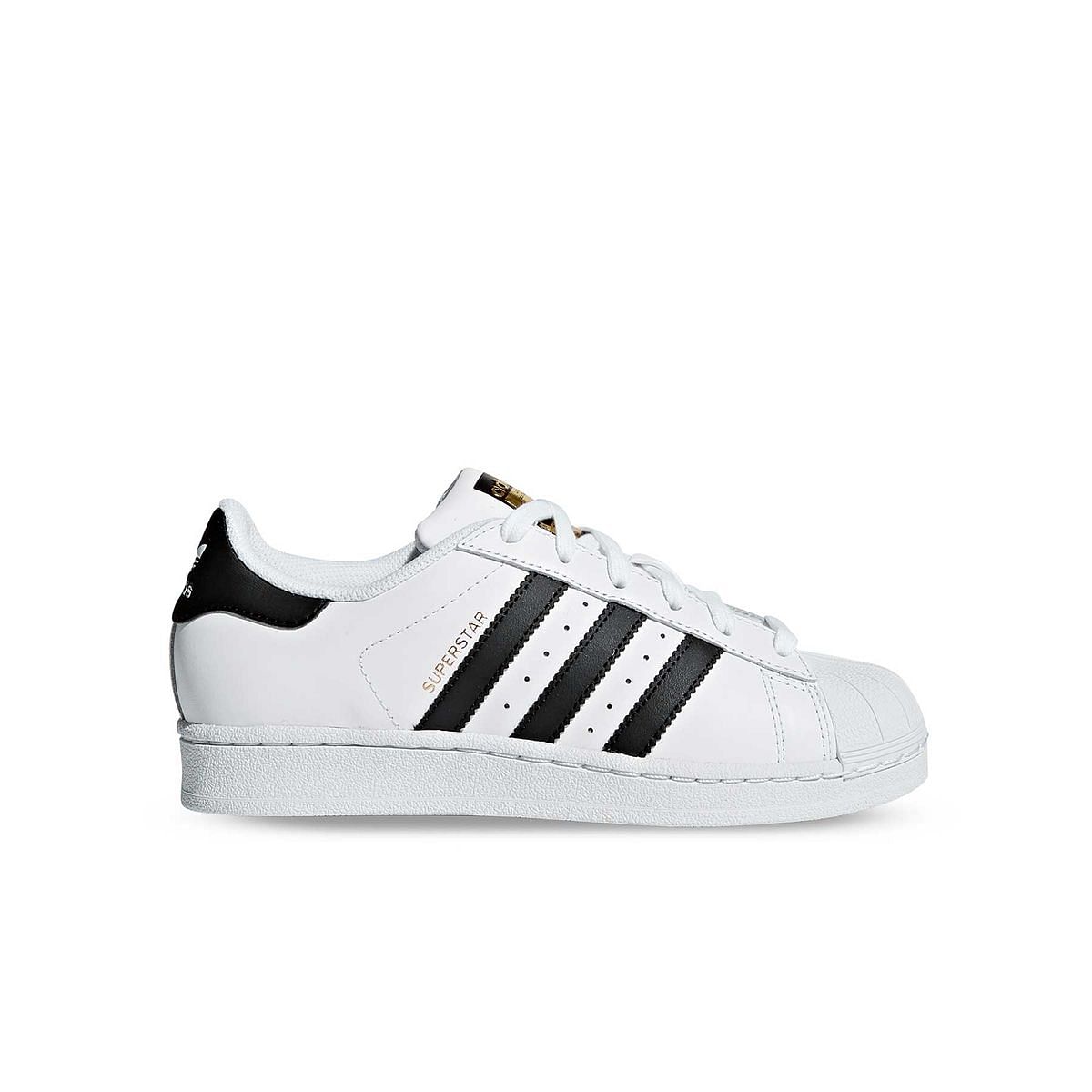 ADIDAS ORIGINALS SUPERSTAR BAMBINO 029082801 WHBL WHITE BLACK Tutte Sneaker Scarpe