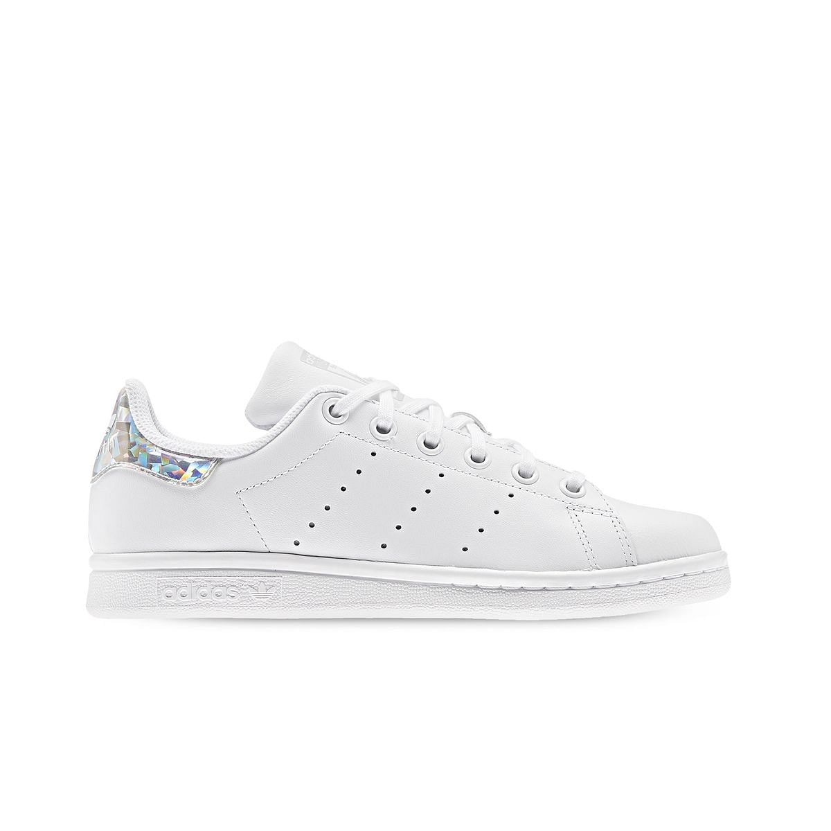 ADIDAS ORIGINALS STAN SMITH BAMBINA 038647701 83 WHITE SILVER Tutte Sneaker Scarpe