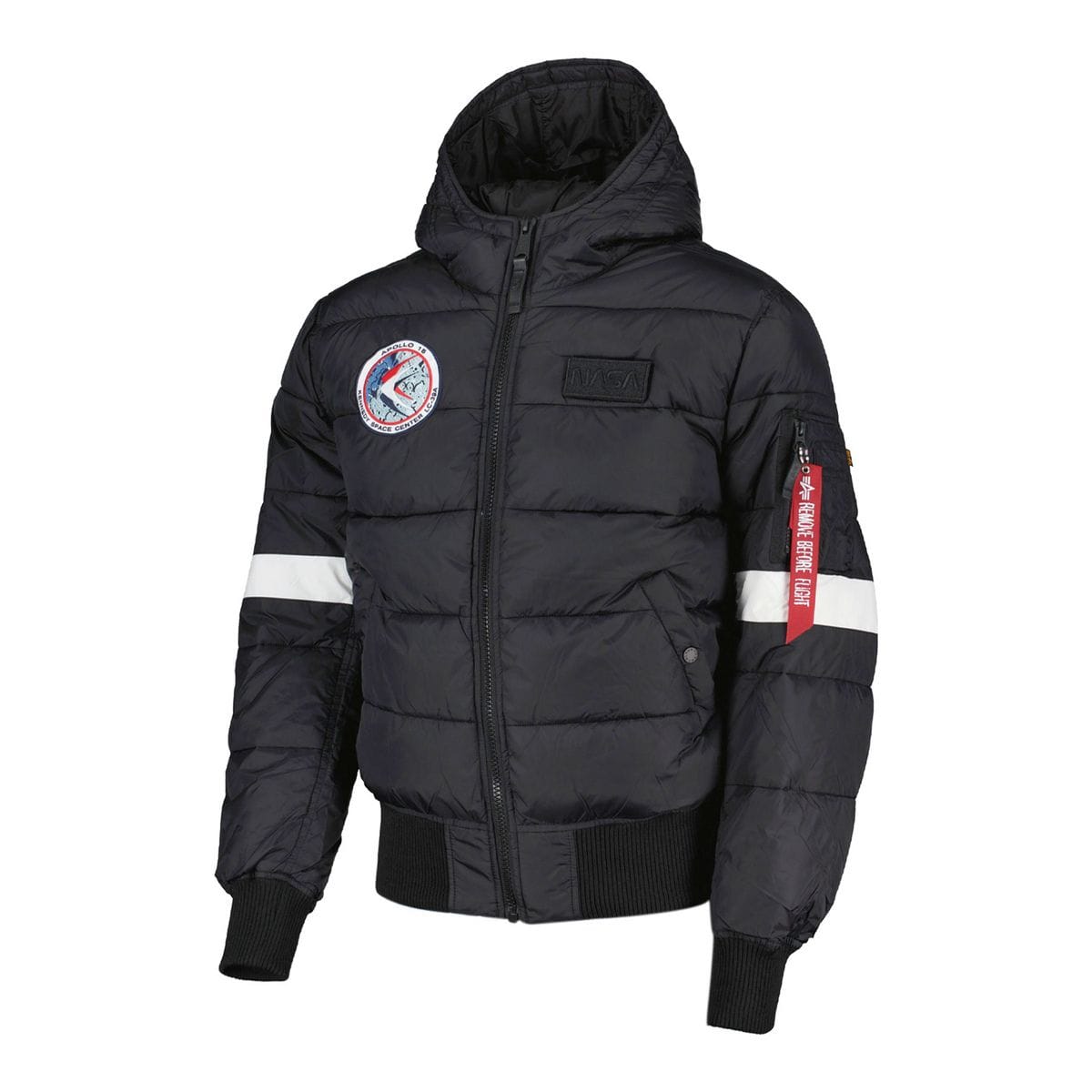 ALPHA INDUSTRIES PIUMINO CON CAPPUCCIO PUFFER NASA