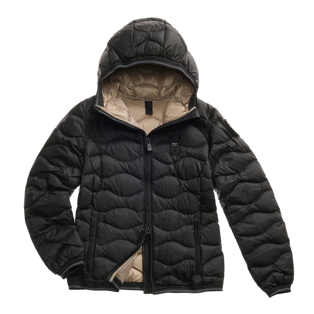 Con Cappuccio Piumino Blauer 2022 Blauer Giaccone Invernale Uomo