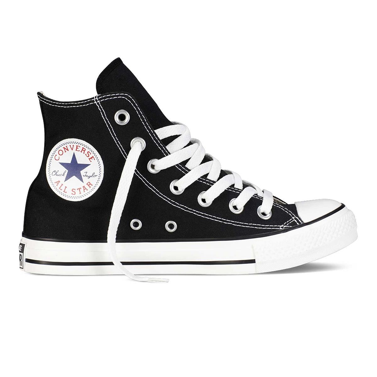 Converse gomma alta nere sale