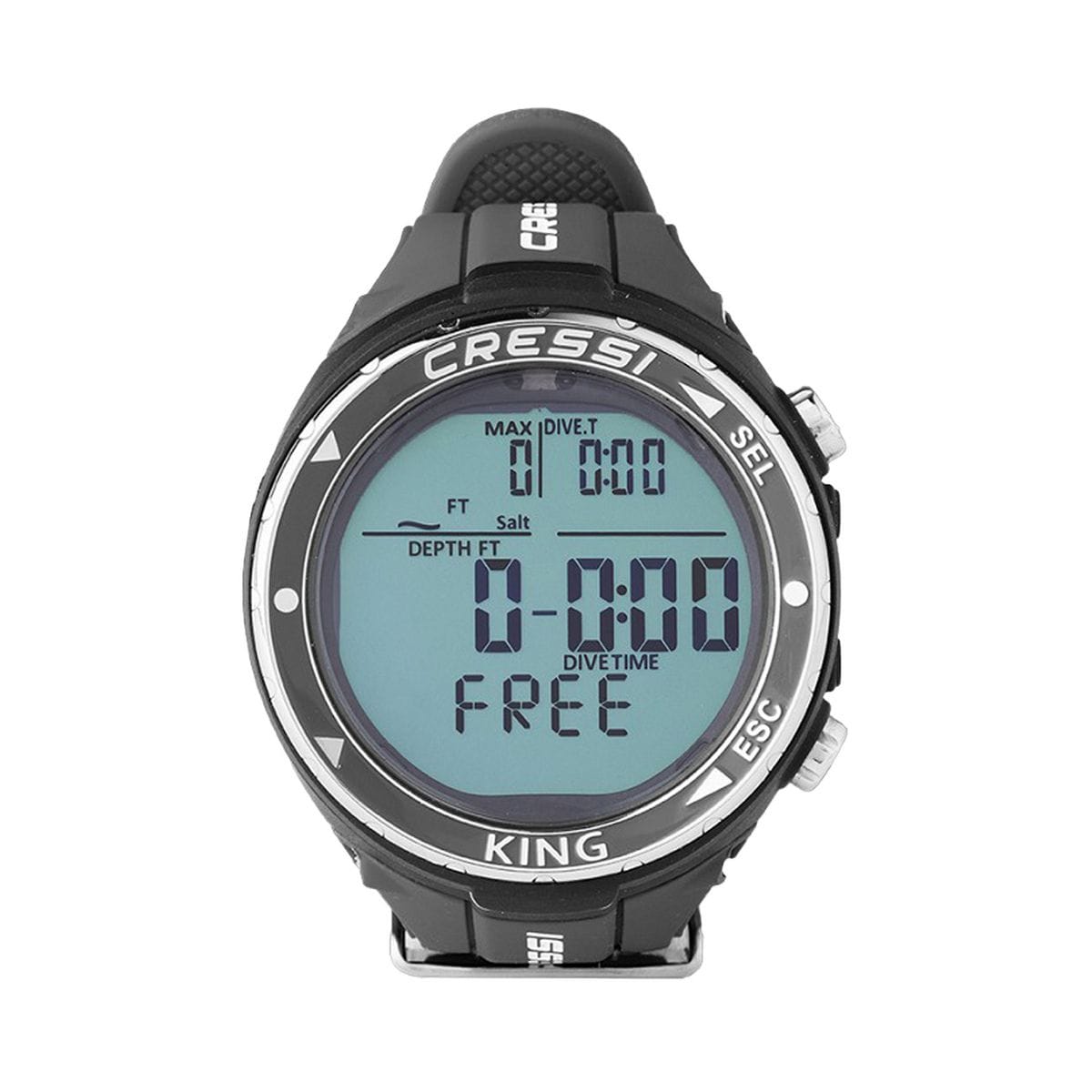 CRESSI KING WATCH COMPUTER 045815201_BLK BLACK Compatto ad