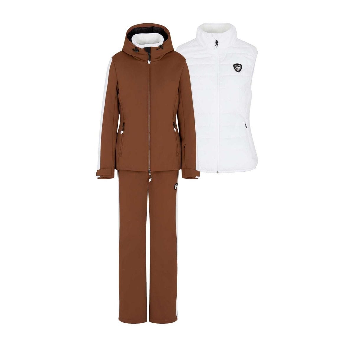 EA7 EMPORIO ARMANI COMPLETO KITZBUHEL SOFTSHELL TRIS DONNA