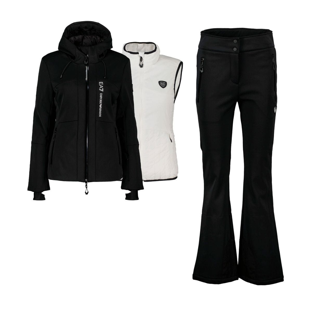 EA7 EMPORIO ARMANI COMPLETO TRIS KITZBUHEL SOFTSHELL DONNA