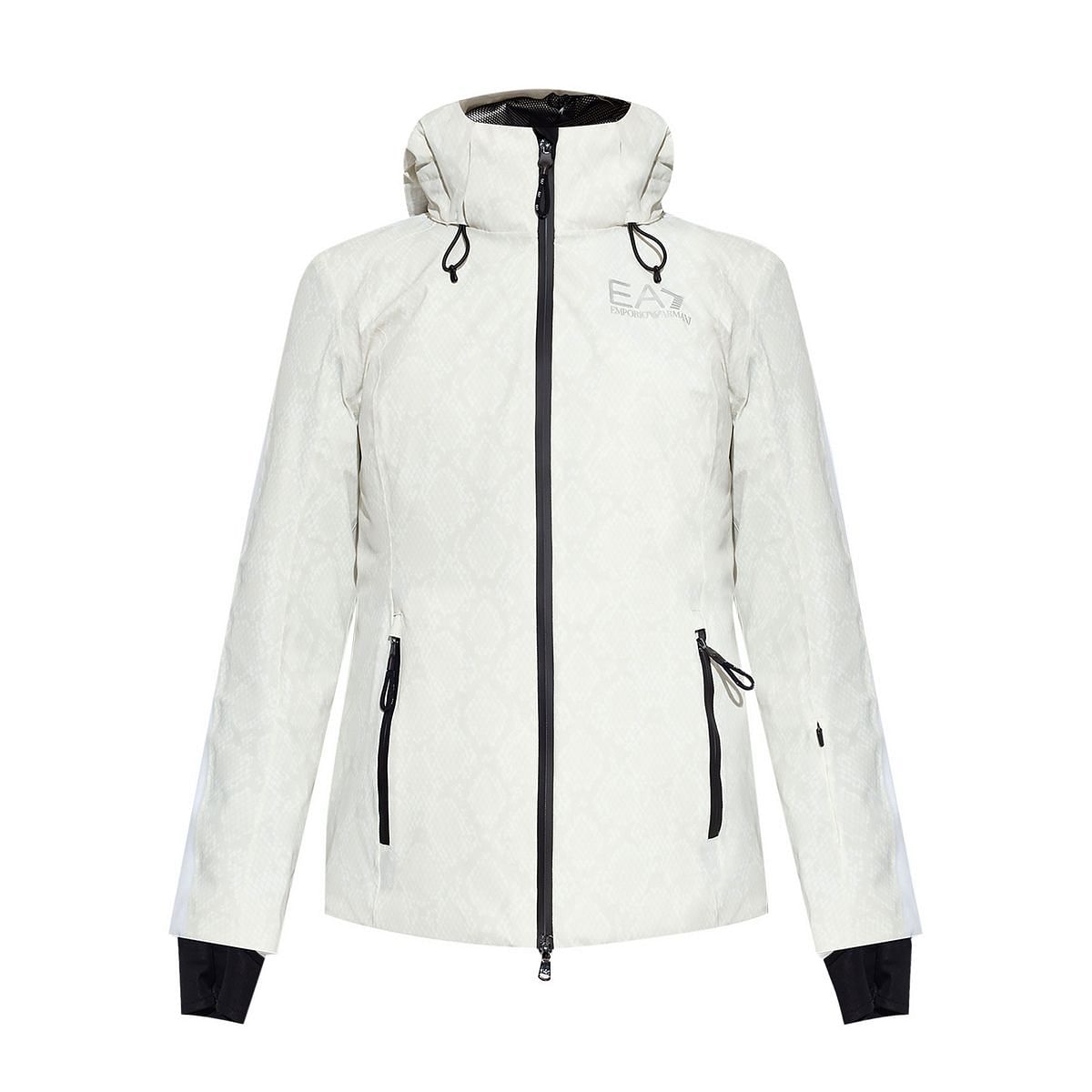 EA7 EMPORIO ARMANI GIACCA KITZBHUEL PROTECTUM7 GRAPHIC DONNA 047912301 2118 WHITE PYTHON Giacche Abbigliamento Sci Sport