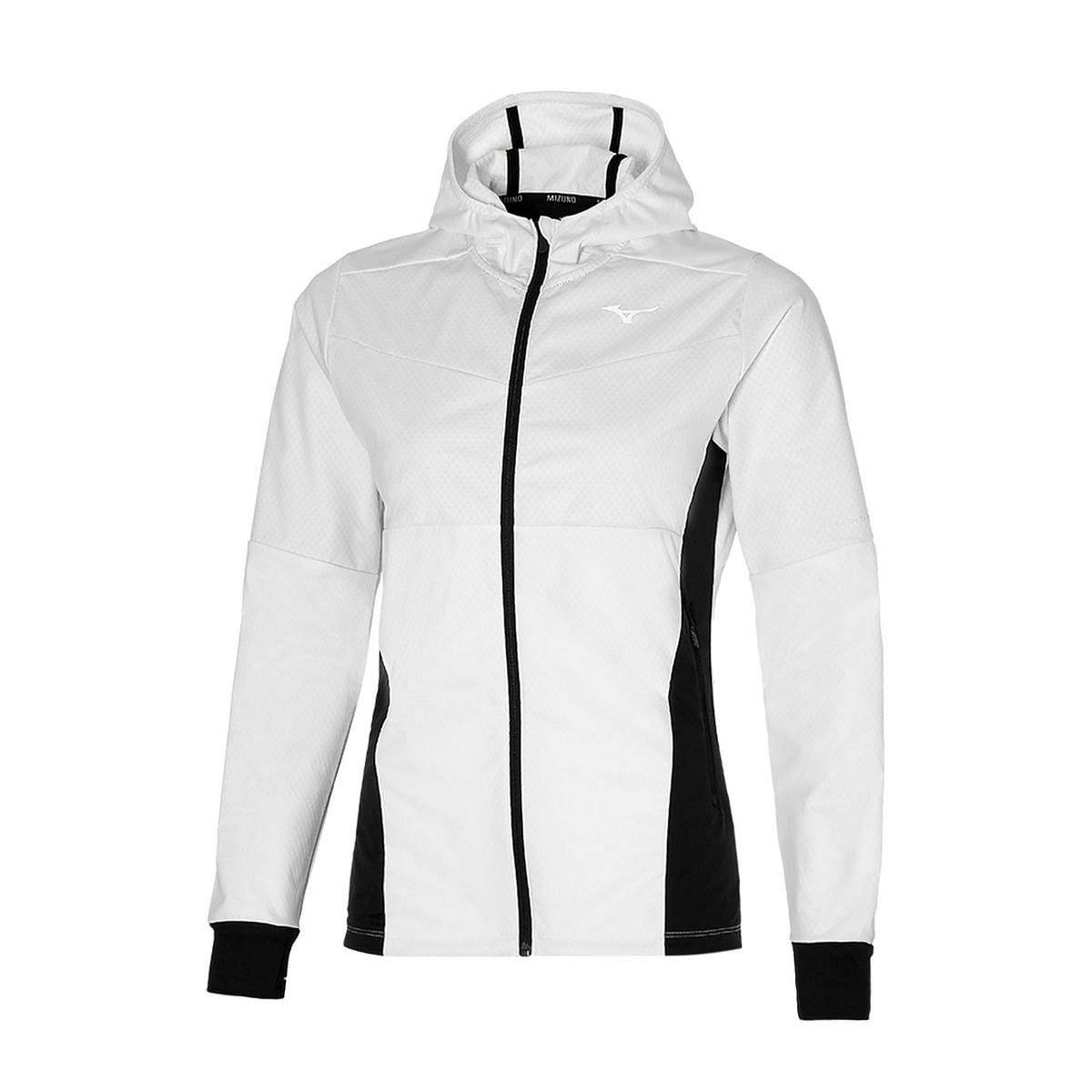 MIZUNO GIACCA CON CAPPUCCIO THERMAL CHARGE BT DONNA 045828701 01 WHITE Giacche Abbigliamento Running Sport