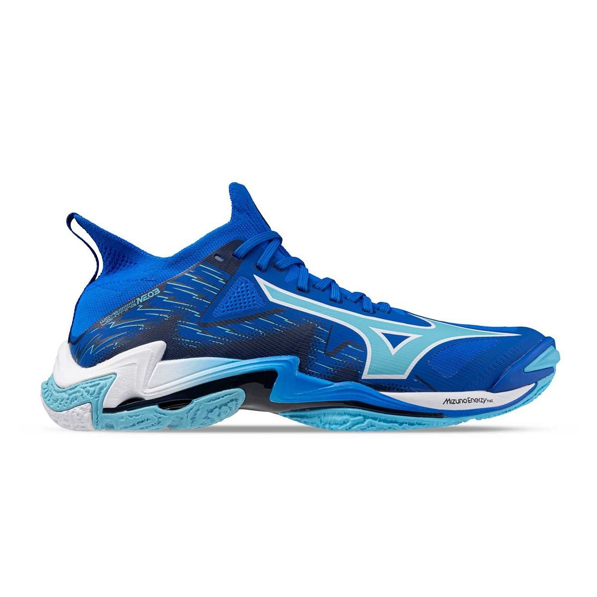 MIZUNO WAVE LIGHTNING NEO 3 049499301 01 MUGEN BLUE WHIT Scarpe Alte Scarpe Volley Sport