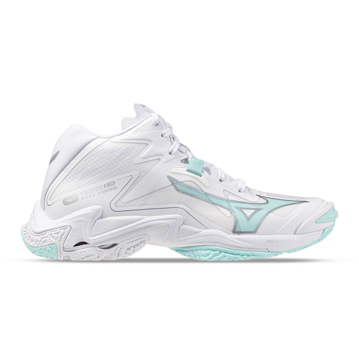 まな MIZUNO - WAVE LIGHTNING Z8 MID DONNA - 051027301_45 - WHITE