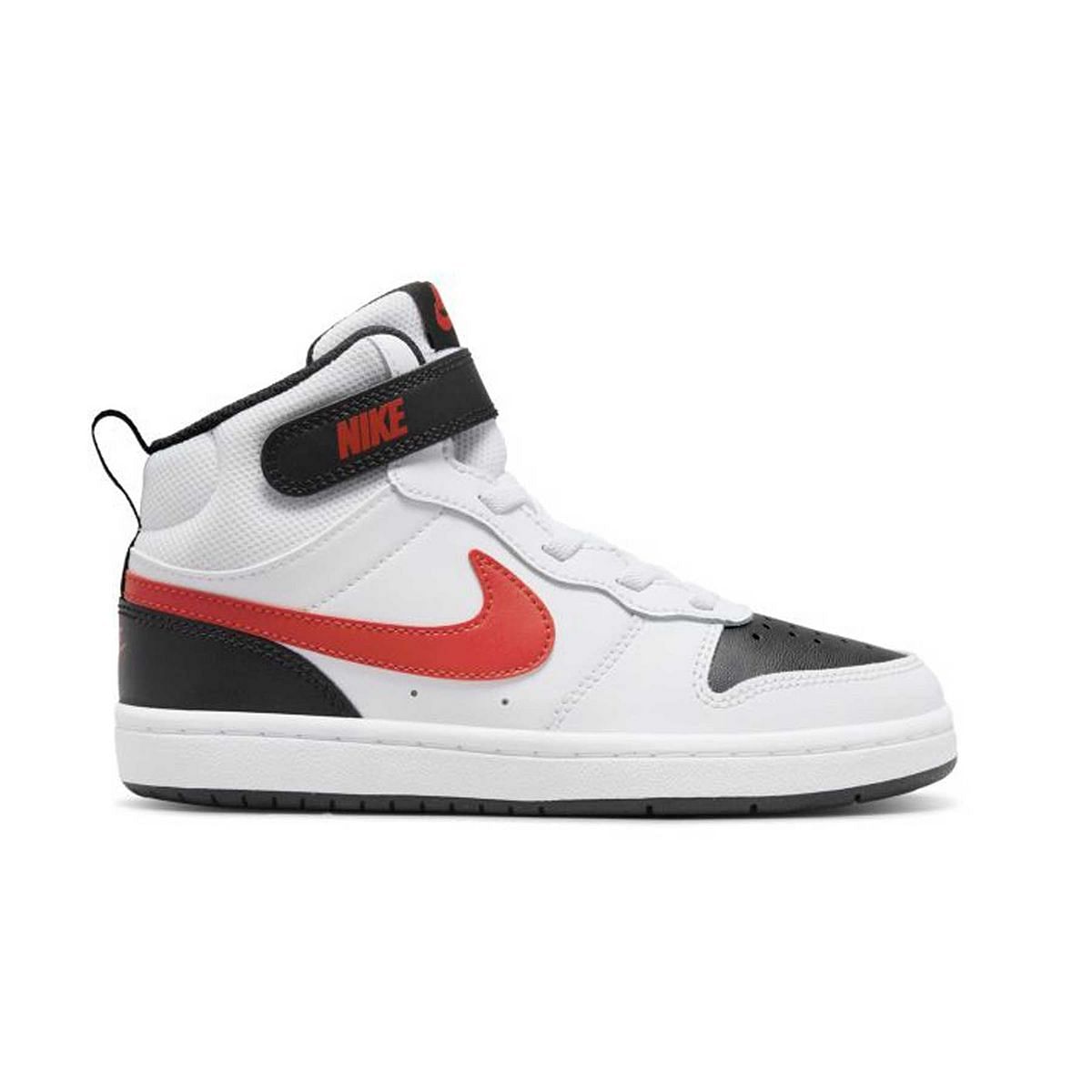 NIKE COURT BOROUGH MID 2 BAMBINO 045501301 110 WHITE UNIV RED Tutte Sneaker Scarpe