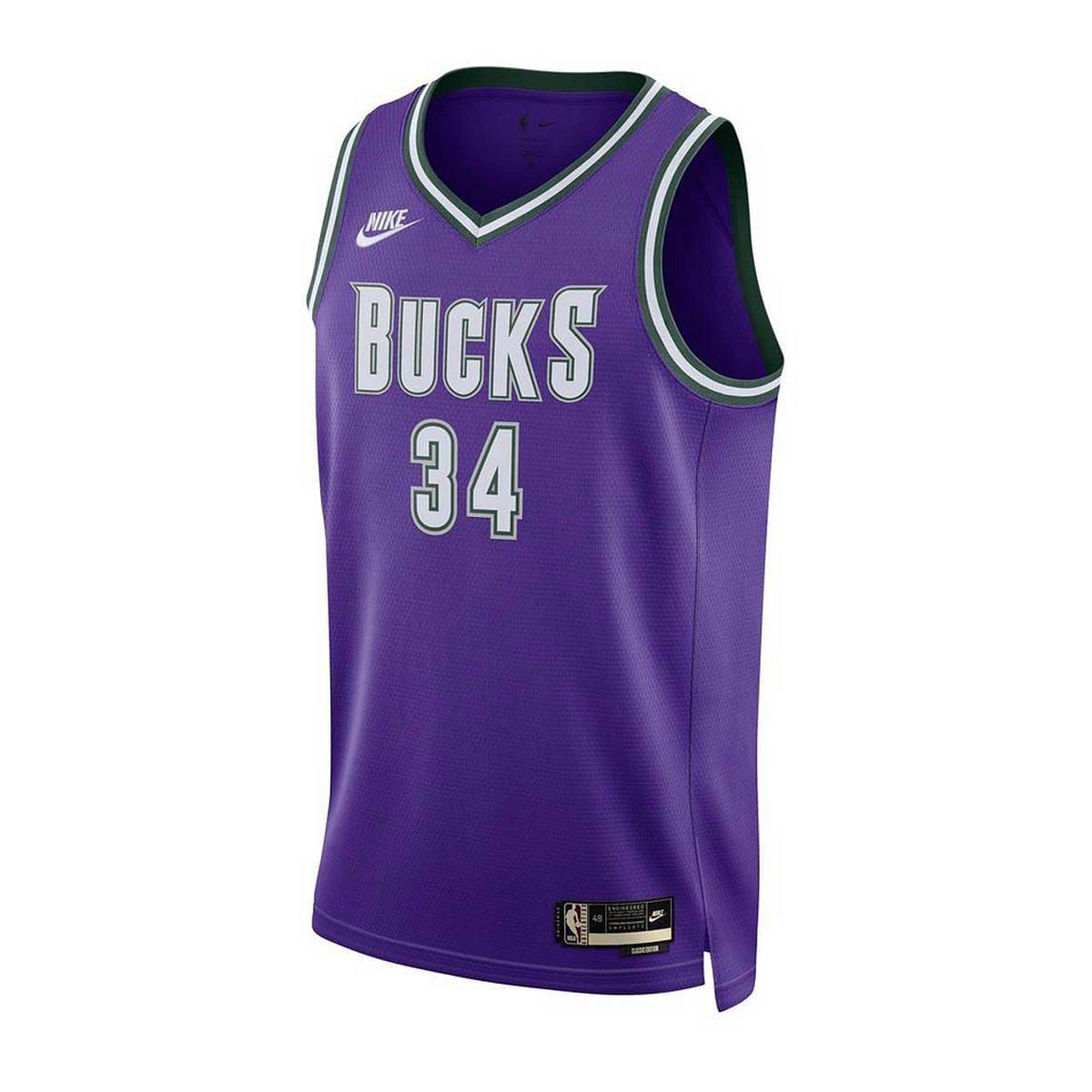 NIKE CANOTTA SWINGMAN ANTETOKOUNMPO BUCKS HWC 046000901 504 FIELD PURPLE AN Canotta Squadre Basket Sport