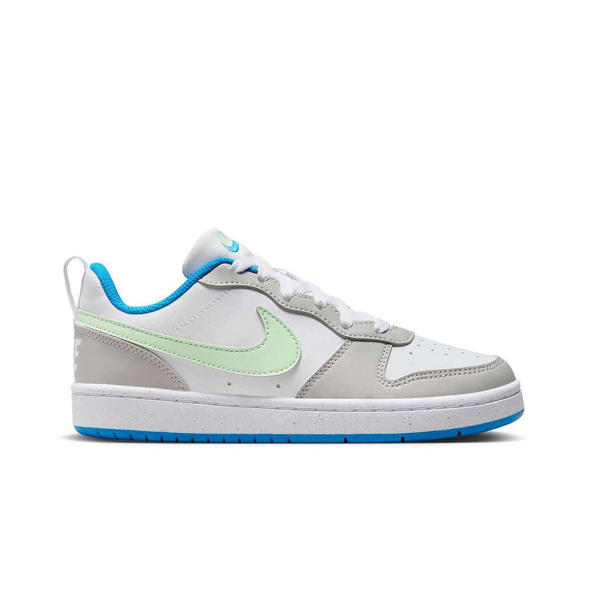 NIKE COURT BOROUGH LOW RECRAFT BAMBINO 049209701 005 LT IRON ORE VAP Tutte Sneaker Scarpe