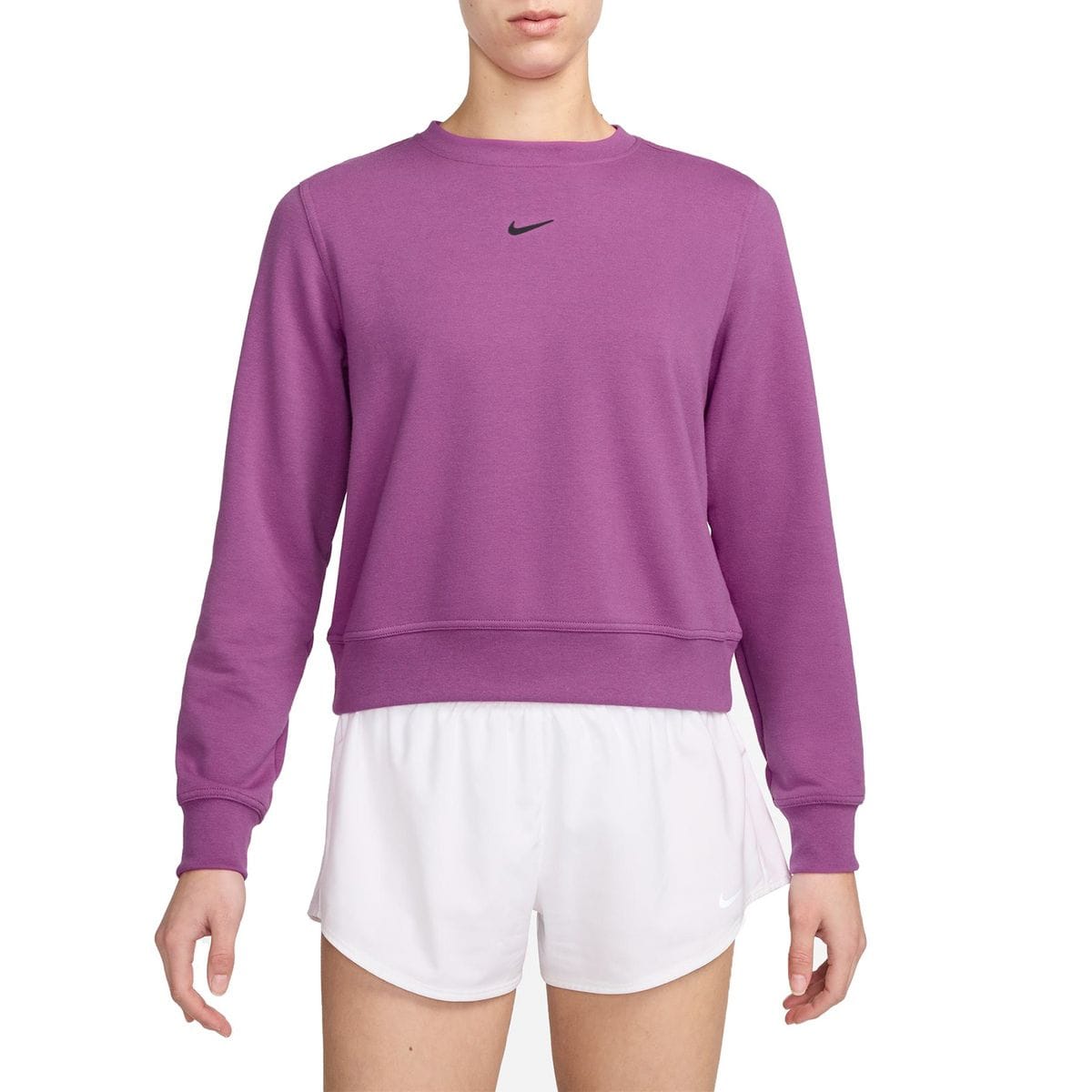 NIKE FELPA GIROCOLLO ONE DRI-FIT DONNA 049994201_518 HOT