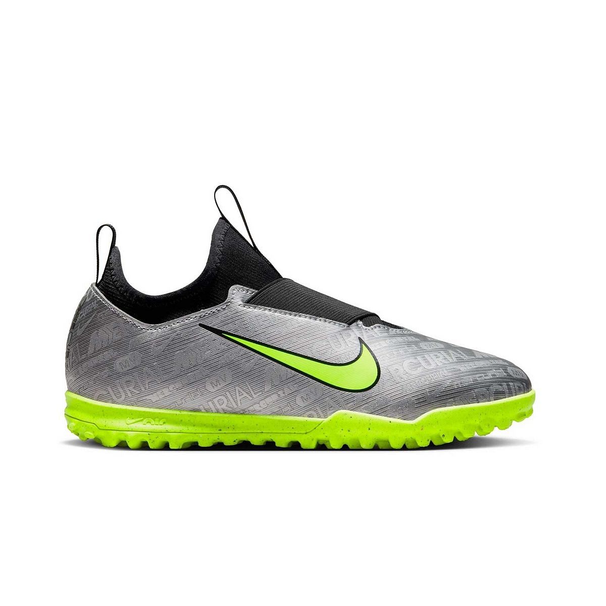 NIKE ZOOM MERCURIAL VAPOR 15 ACADEMY XXV TF BAMBINO 047109801 060 METALLIC SILVER Calcetto Scarpe Calcio Sport