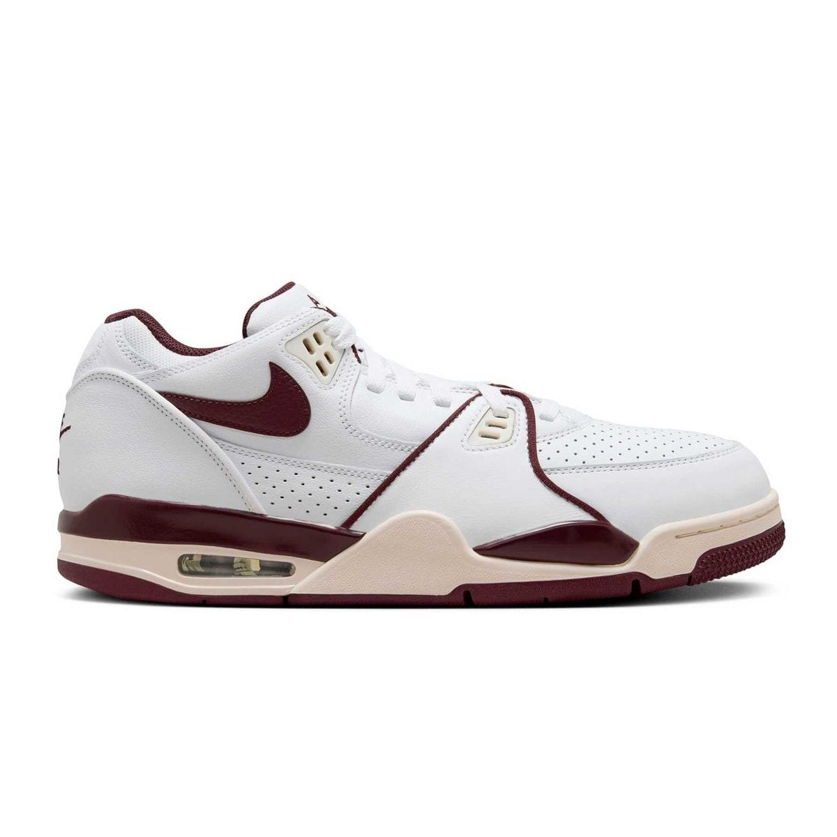 NIKE AIR FLIGHT '89 LOW 049585901_100 WHITE/BURGUNDY Tutte