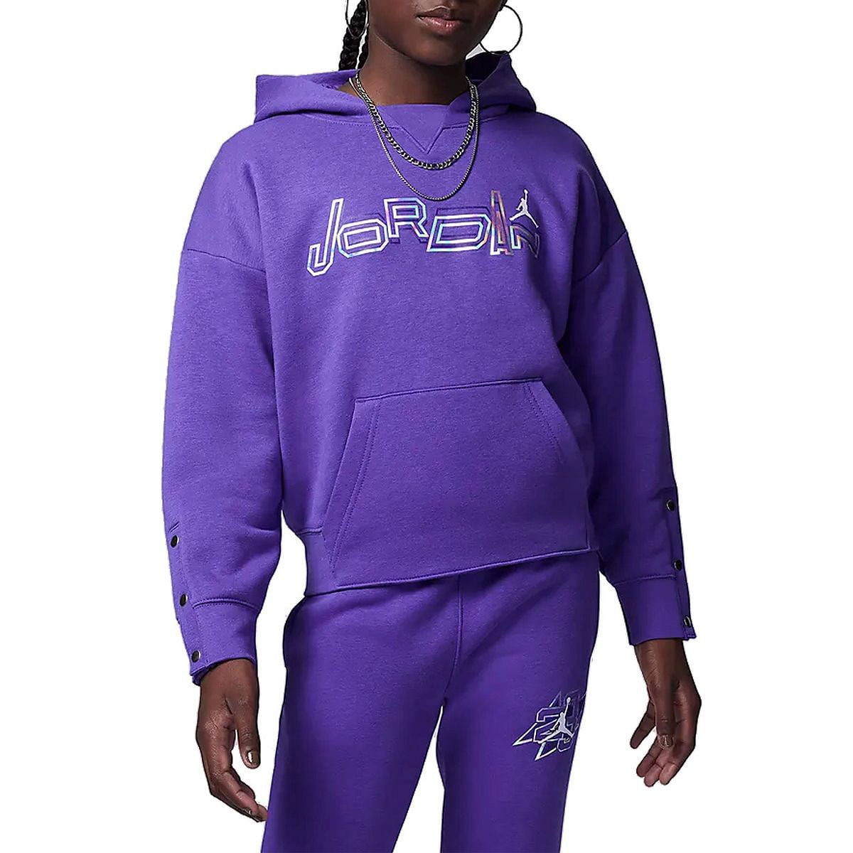 Felpa jordan con bottoni cheap