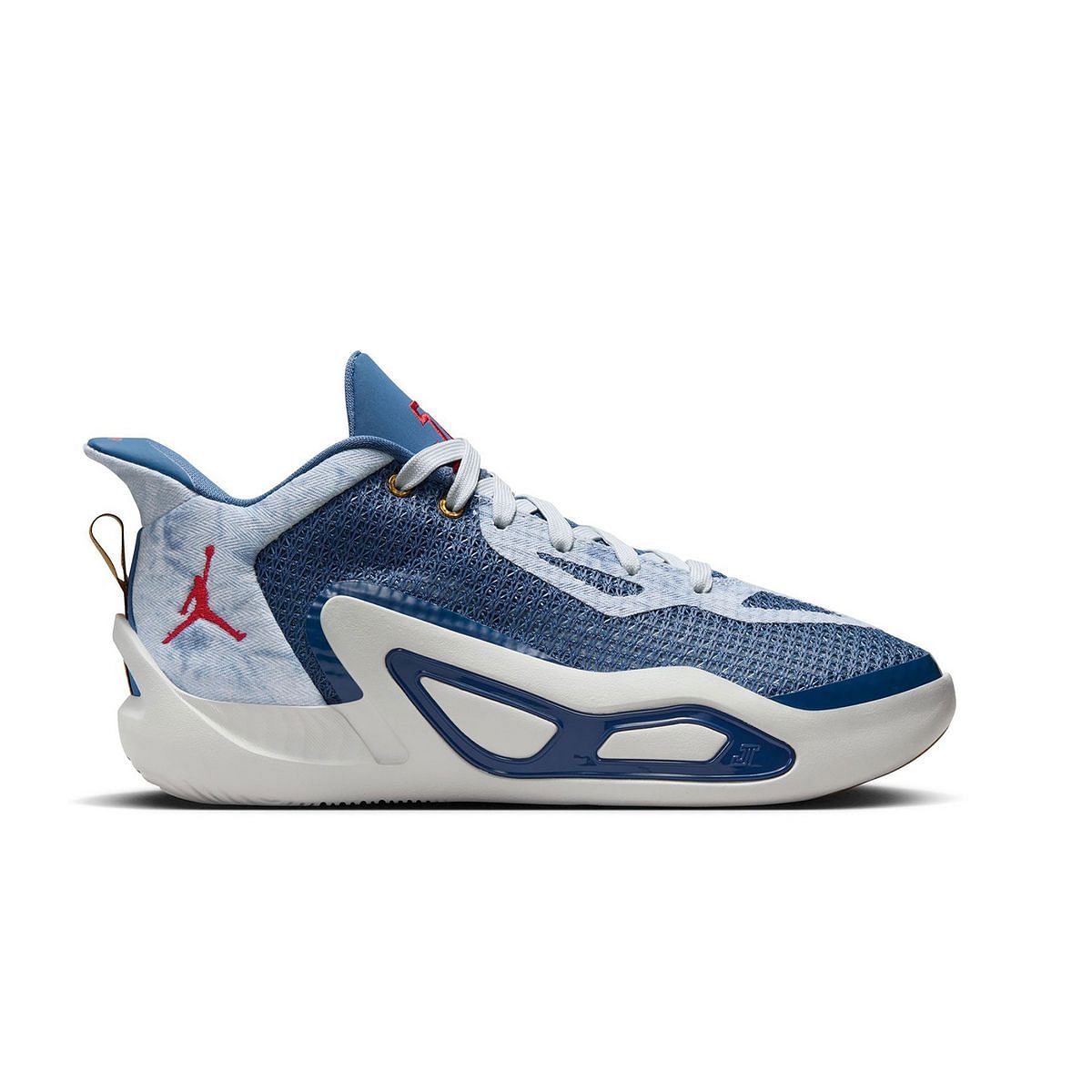 NIKE JORDAN TATUM 1 DENIM BAMBINO 047695301 400 BLUE RED MYSTIC Scarpe Basket Sport