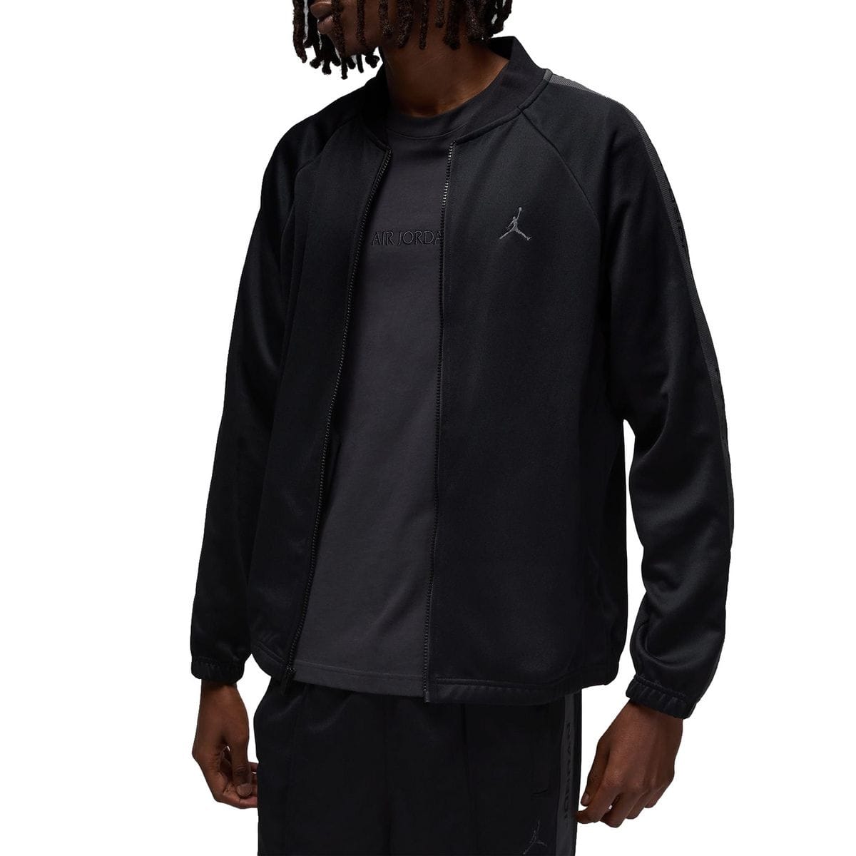 NIKE JORDAN FELPA FULL ZIP ESSENTIAL 050345001_010 BLACK