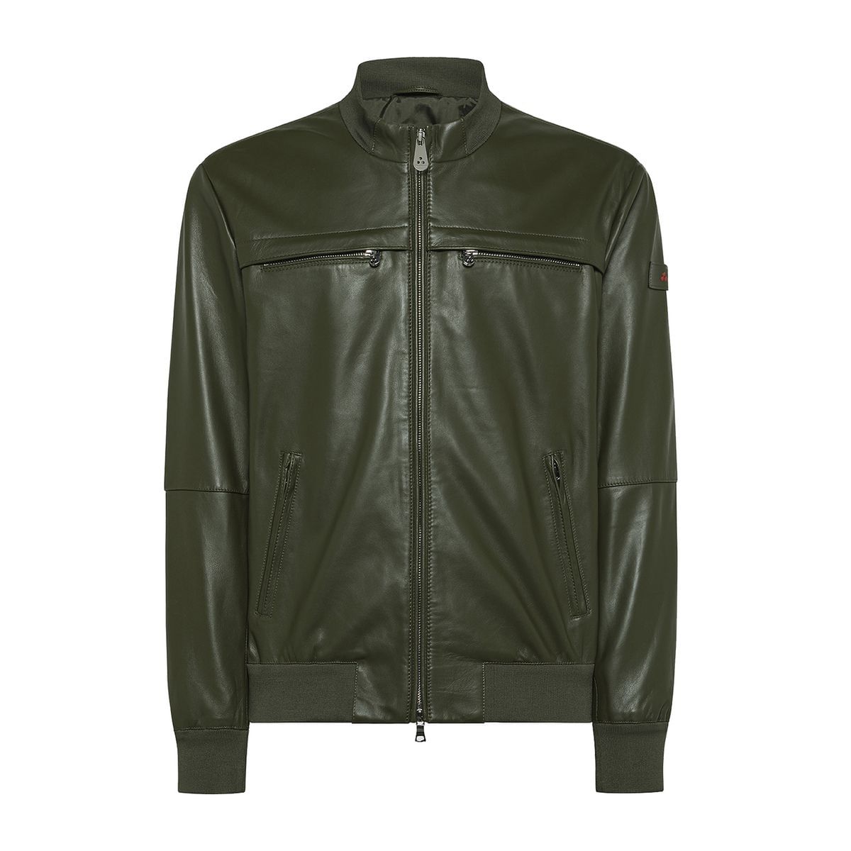 PEUTEREY BOMBER IN PELLE SANDS 050868201_499 CUOIO Bomber