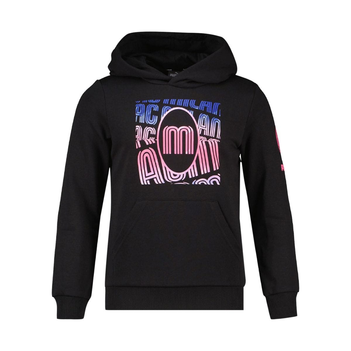 PUMA FELPA CON CAPPUCCIO FTBLCORE GRAPHIC MILAN BAMBINO