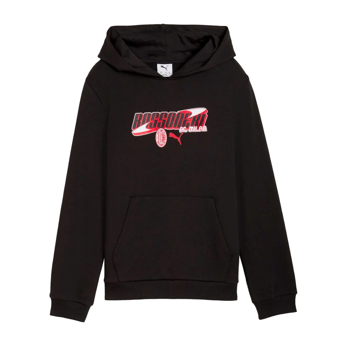 PUMA FELPA CON CAPPUCCIO FTBLCULTURE MILAN BAMBINO