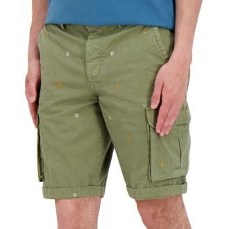 40weft 2647 Bermuda Cargo Nick Fiore Ricamato Casual Uomo