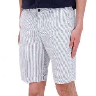 40weft 2731 Bermuda Sergent Be Seersucher Cv Casual Uomo